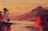 Lake Scene, Catskill Mountains by Jasper Francis Cropsey